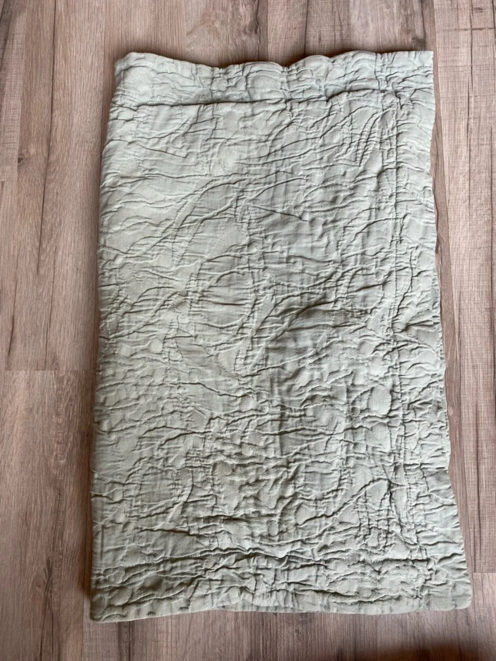 Pottery Barn Sage Green Quilted Throw
